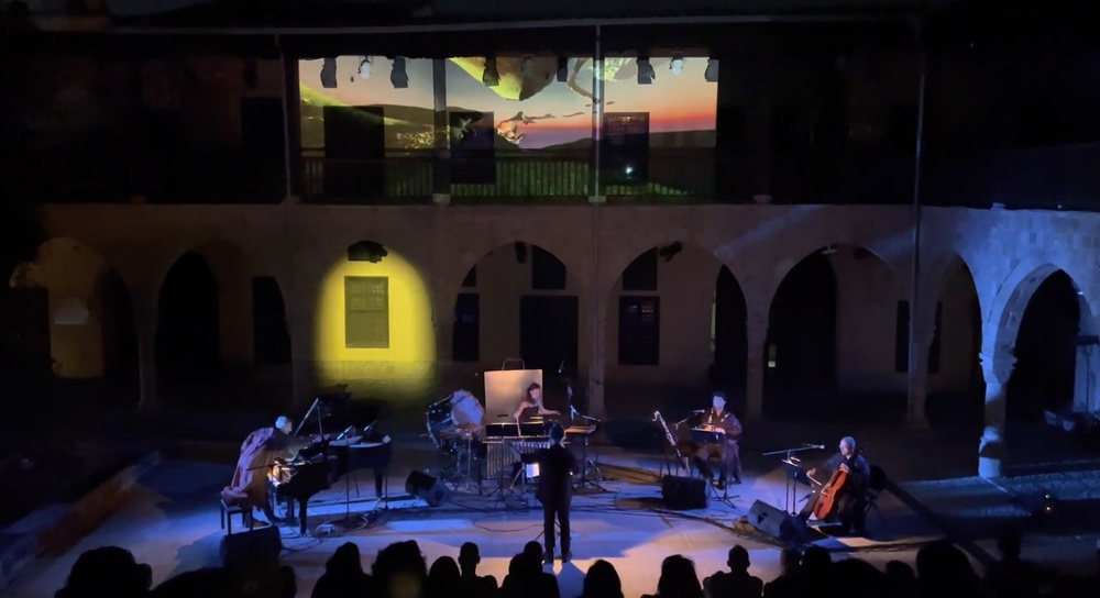 While the agitated beasts enter the garden of fear...