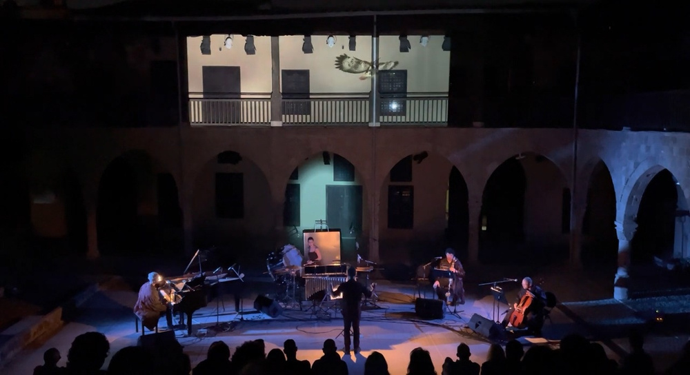 While the agitated beasts enter the garden of fear...