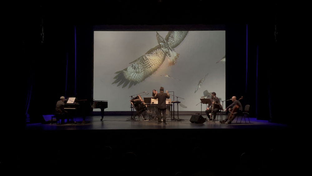 While the agitated beasts enter the garden of fear...