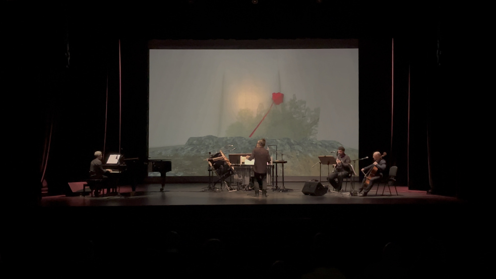 While the agitated beasts enter the garden of fear...