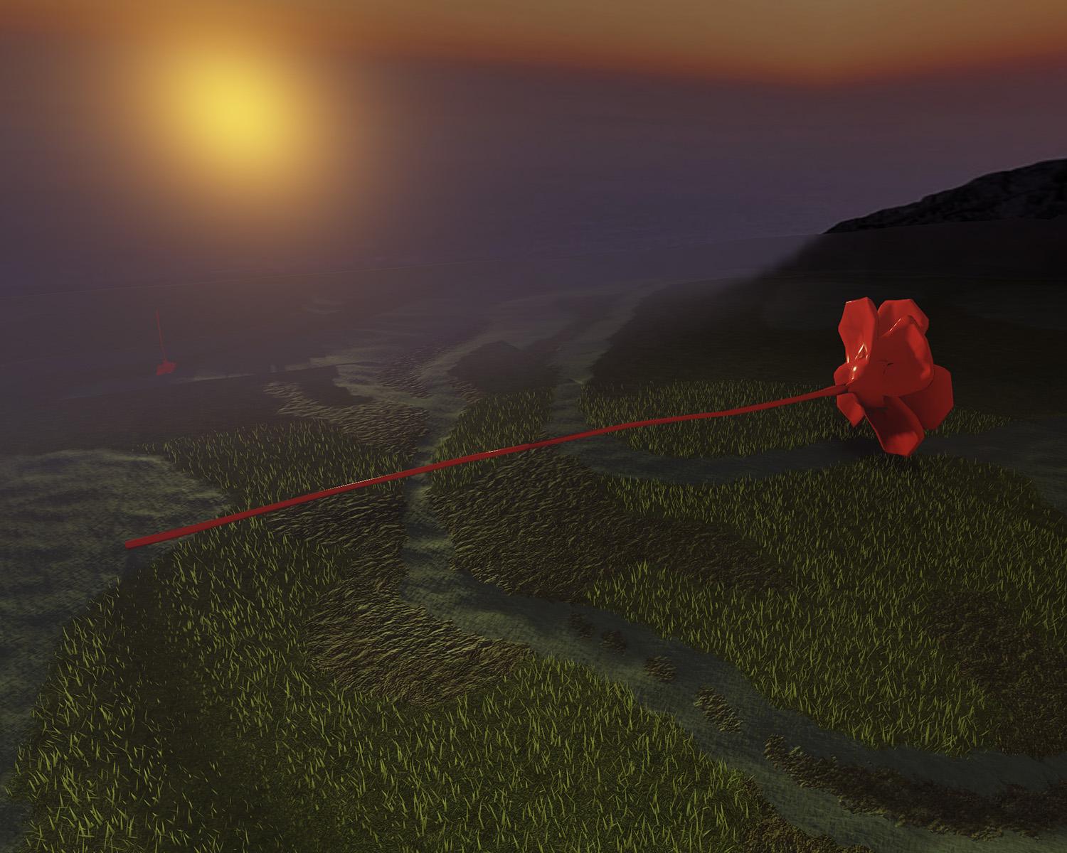 While the agitated beasts enter the garden of fear... (Roblox)